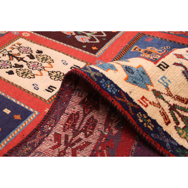 Melis Red Rug 3'9" x 6'3"