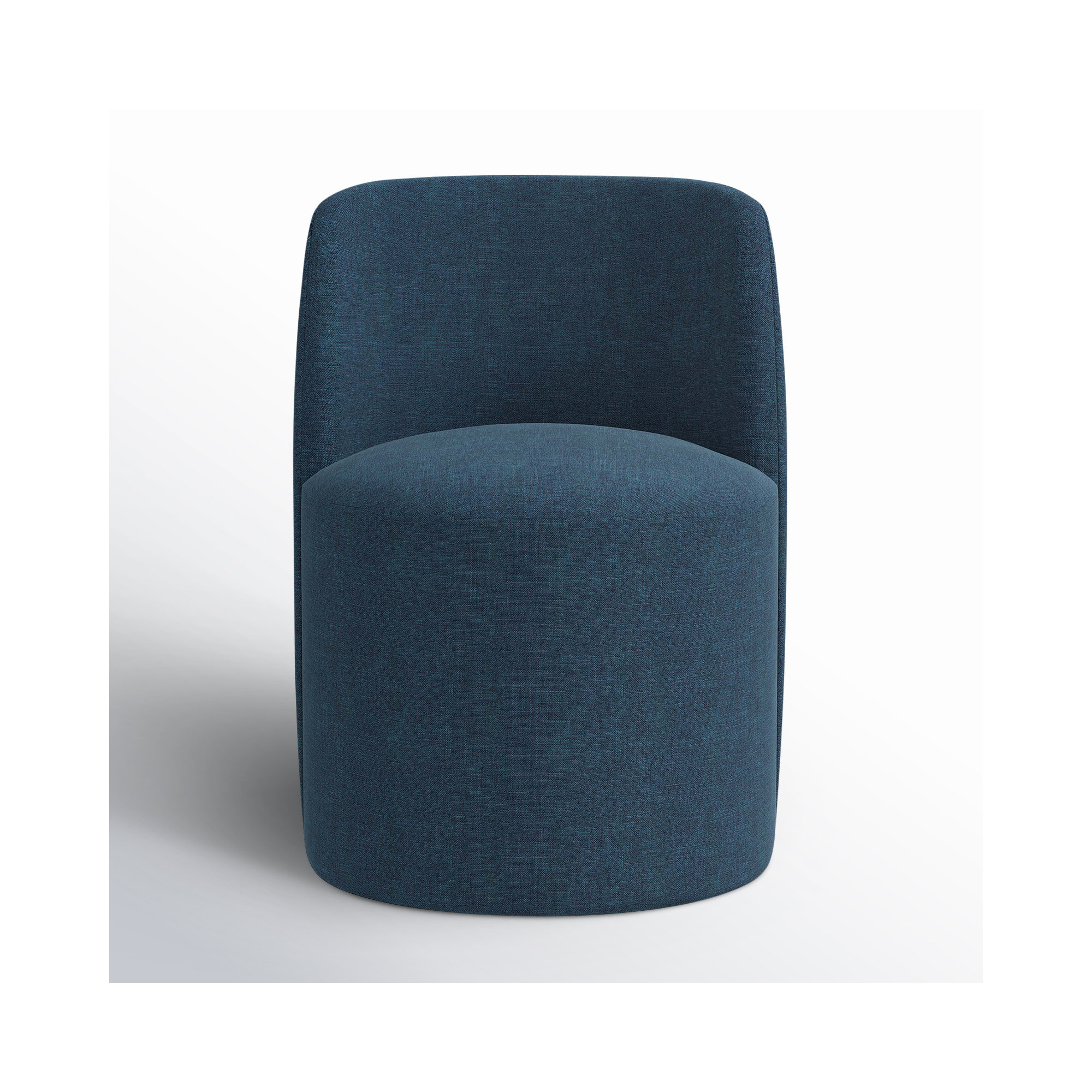 Begonia Dining Chair, Zuma Navy Textured Linen