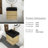 Suzel 24'' Single Bathroom Vanity with Solid Surface Top