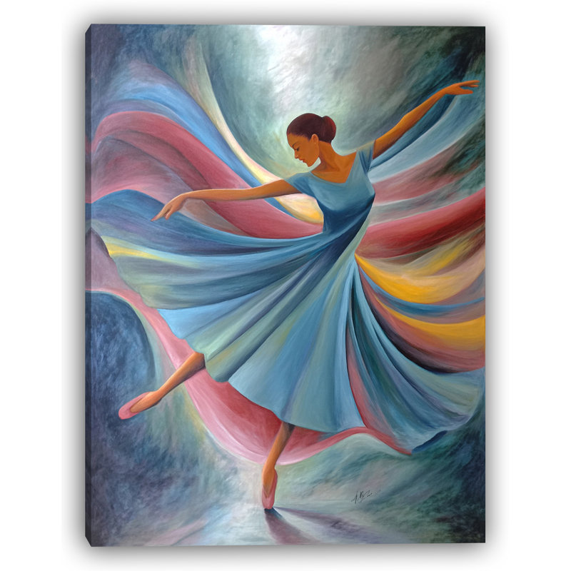 «Dancer in Motion - Contemporary Ballet», art sur toile, H 24 po x l 16 po