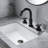 8-2/5" Solid Brass Two Handle Widespread Bathroom Sink Faucet With Drain Assembly-120649762-120921389