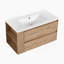 Meuble-lavabo mural 36 po avec lavabo en céramique-704361455