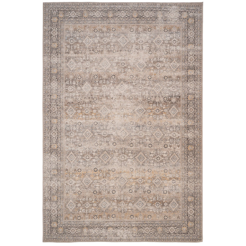 Performance Wool Oriental Indoor Rug, Rectangle 3'11"  x 5'6"
