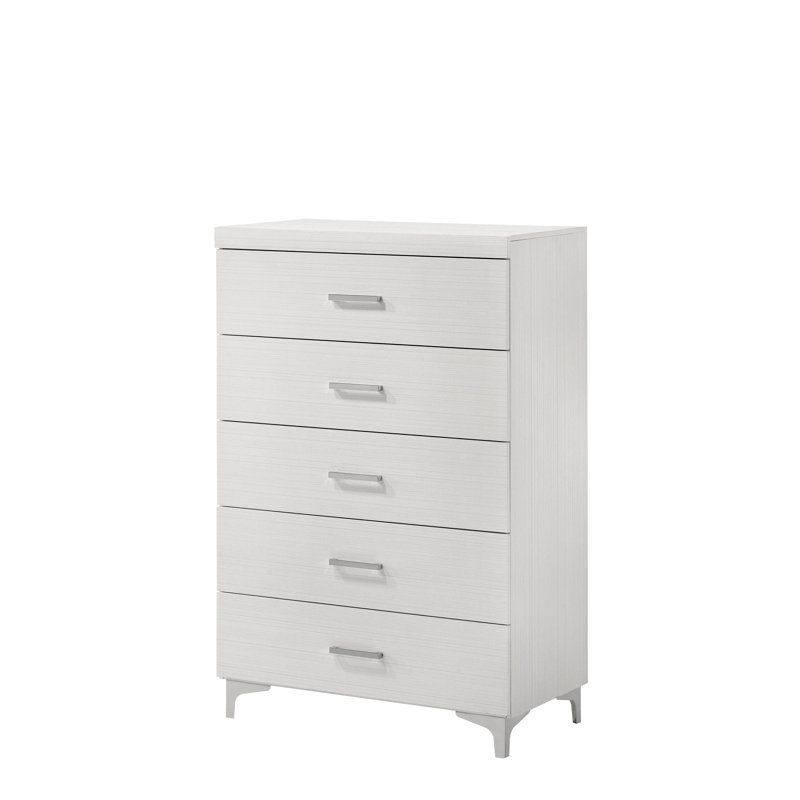 Commode 5 tiroirs avec pieds en métal