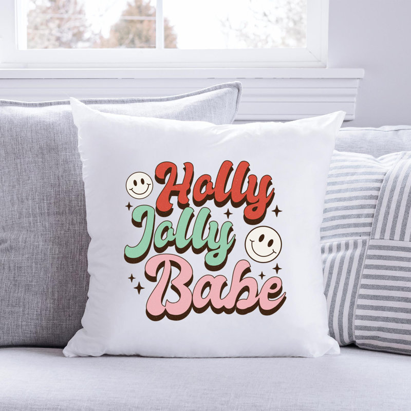 Christmas-1_1 Reversible Throw Pillow, 14" x 14"