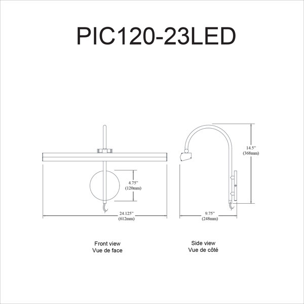Dimensions du produit