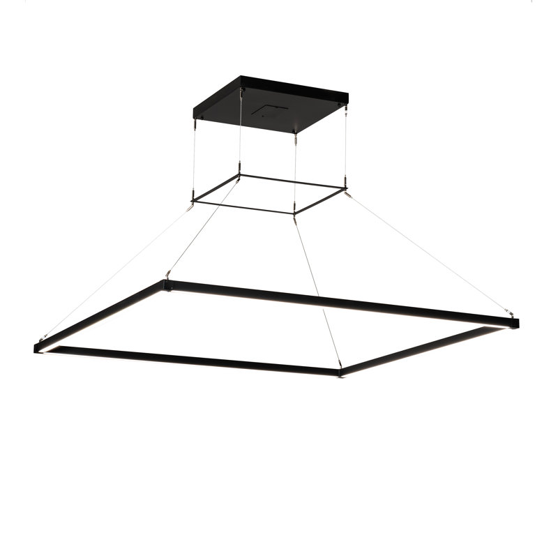 Luminaire suspendu carré 60 po Anillo Quadrato