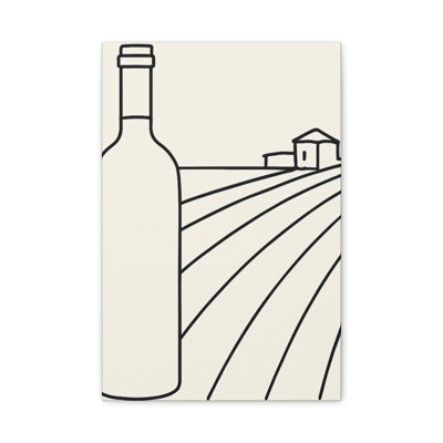 Apel Single Picture Frame Print on Canvas
