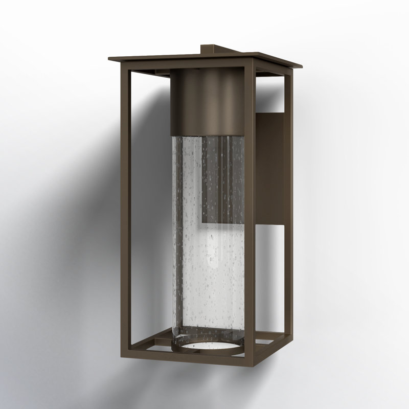 Wall Light, 16" H x 8" W x 10" D, Oil Rubbed Bronze