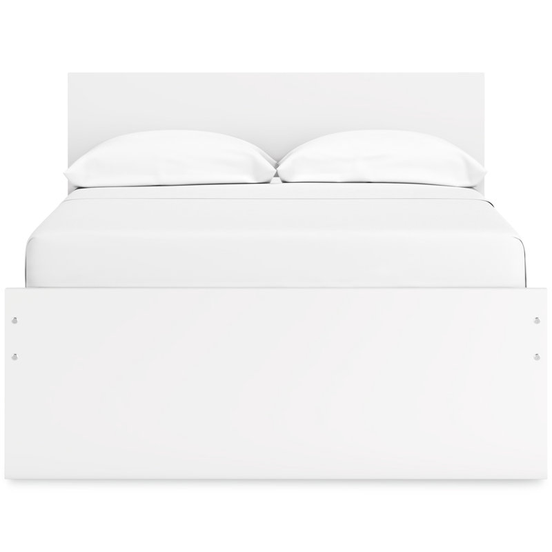 Onita Full Panel Platform Bed, Full, White