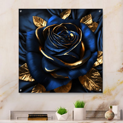 Lewes - Rose Acrylic Wall Art For Kitchen