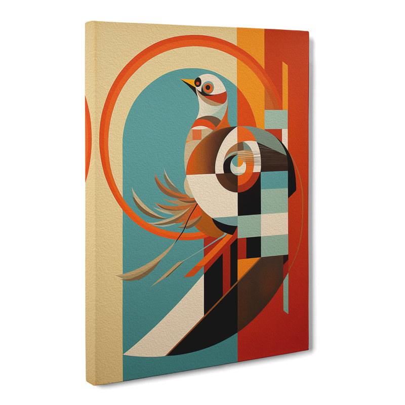 Partridge Constructivism - Wrapped Canvas Print, 50cm H x 35cm W x 3cm D