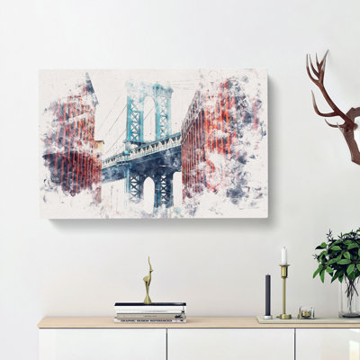 George Washington Bridge - Wrapped Canvas
