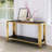 Clodoveo 47.24'' Glass Top Console Table-299762976-299762983