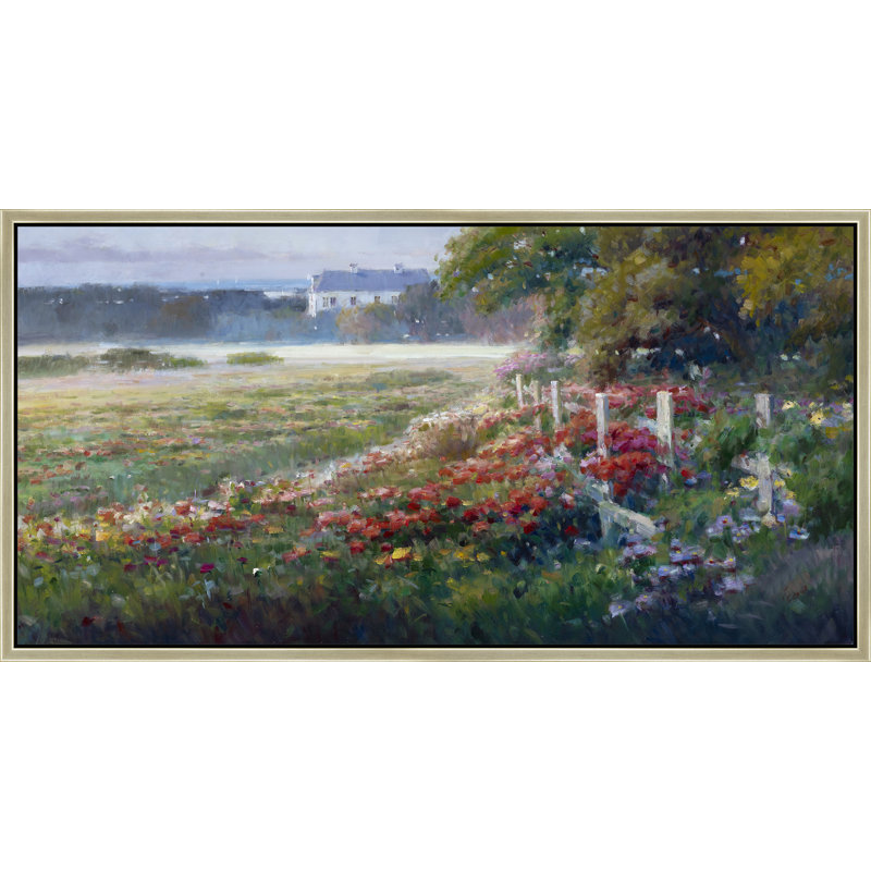 Field Of Stillness Print, 38" H x 74" W, Brown