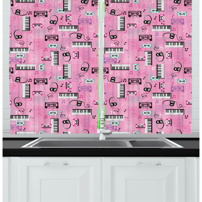 Pointed Kitchen Curtain