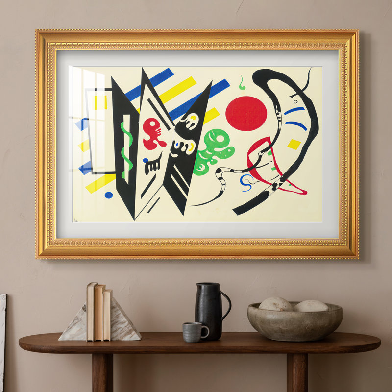 Réciprocité, 1935 - Wassily Kandinsky - Estampe encadrée sur mesure, 20x28 INNER SIZE, Framed Print with Mat