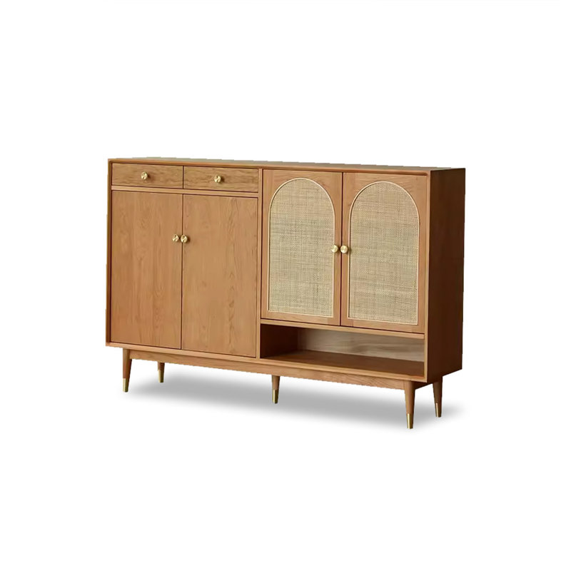 62.99" Brown Rectangular Solid Wood Shoe Storage