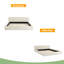 Structure de lit tapissier grand format avec tissu en chenille avec motif plissé, lit plateforme grand format avec tête de lit et structure solide. Aucun sommier tapissier requis-1622357358