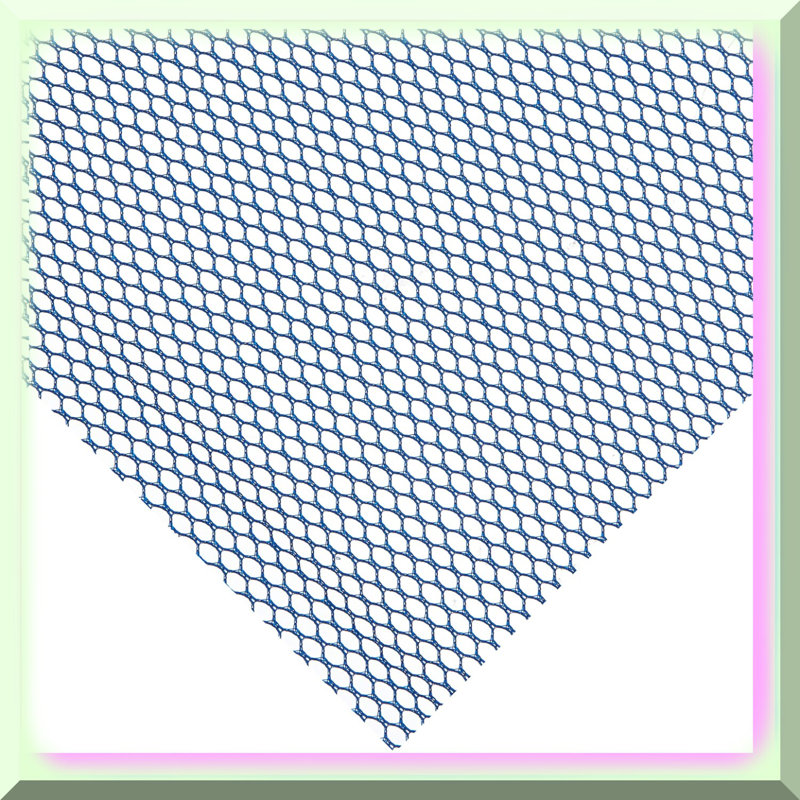 BlueWave Mesh Fabric 18"x54" Light Blue Polyester