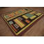 Tapis géométrique à motif oriental kilim 8 x 10