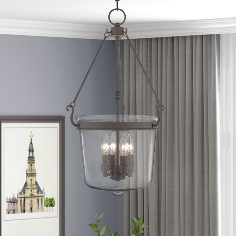 Akio 4 - Light Pendant, Bronze, Clear