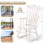 Chaise berçante d'extérieur en bois massif Joffe-87375618