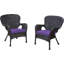 Chaise de patio avec coussins Batchelder-573992034-573969203