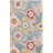 Orilla Tufted Wool/Cotton Floral Rug in Gray/Pink-34577631