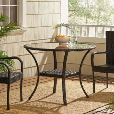 Table d'extérieur en résine, ancienne version