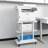 24''x20''x26'' Large Printer Table with Storage Shelf, 3 Tier Rolling Printer Cart with Wheels,Multifunctional Shelves for Home Office-98737006
