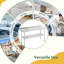 Table de préparation en acier inoxydable avec tablette réglable et pieds galvanisés, table de travail commerciale robuste pour la cuisine, la maison, le restaurant et l'hôtel-185070359