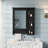 24-Inch Wall Mounted  3-in-1 Bathroom Mirror Cabinet with Adjustable Shelf-1082538234