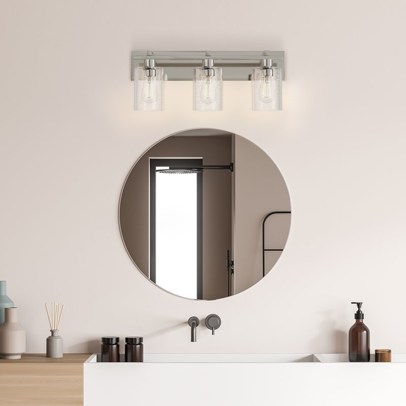 Éclairage de coiffeuse Passyunk, Bulle, Nickel brossé, 3