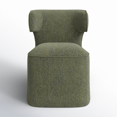 Vivora Upholstered Dining Chair With Casters