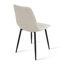Ensemble de table de salle à manger rectangulaire moderne 71 po avec 6 chaises rembourrées-130174873
