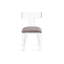 Chaise d'appoint en velours Hadrian