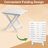 18.In  Rectangular Patio Folding Wood Side Table-532357690