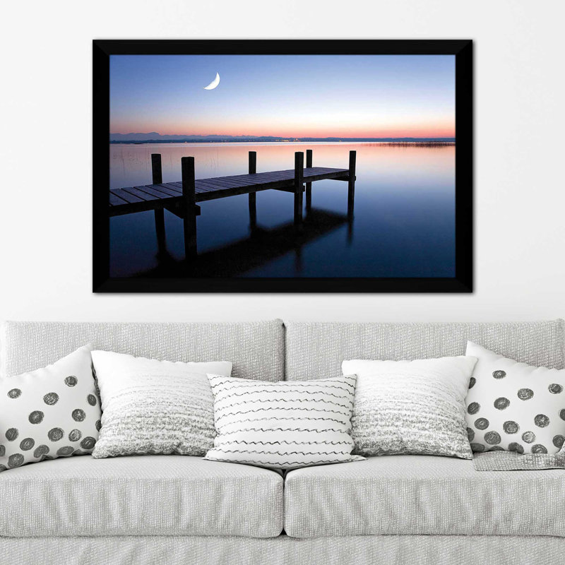 L'heure magique par Danita Delimont - photographie, Cadre noir, H 21,5 po x l 27,5 po x P 0,75 po