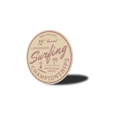 Surfing Championships Sign