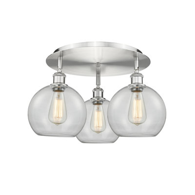 Plafonnier encastré 20 po 3 lumières Ellington