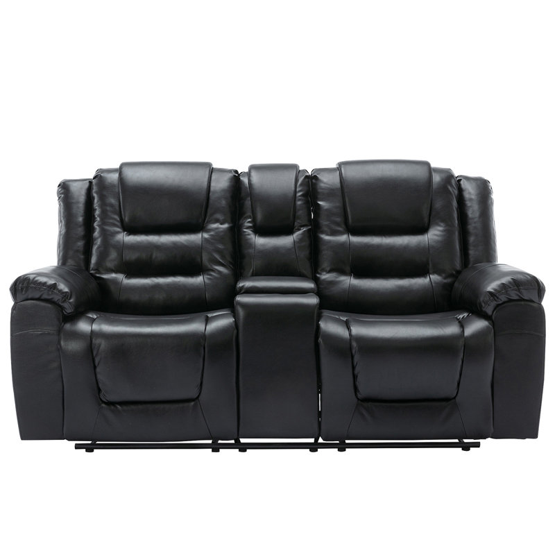 Fauteuil de cinéma inclinable 2 places, Noir