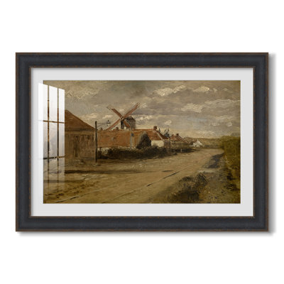 The Mill at Kiel (De molen van het Kiel), c. 1885-1888-Henri de Braekeleer-Custom Framed Canvas