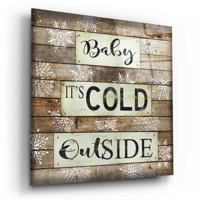 «Baby It's Cold dehors» par Cindy Jacobs - impression sans cadre