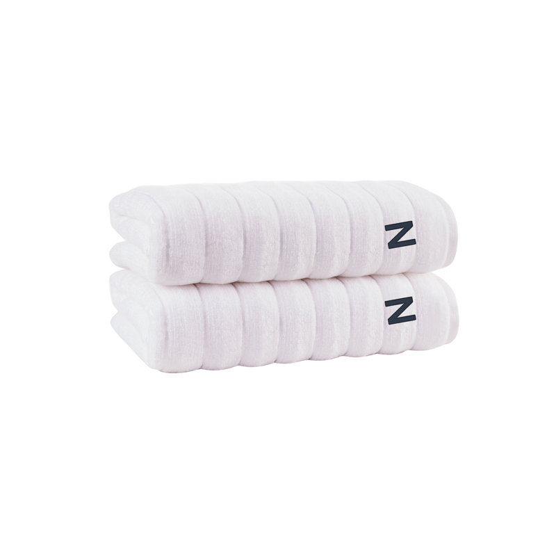 Depue 3 pcs Towel Set, N, White