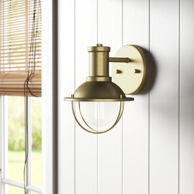 Perego 1  Light Dimmable Armed Sconce