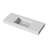 Bathroom Vanity Basin Sink In Solid Surface Stone Resin - Matte White, 48.42 Deep, 19.15 Wide, 4.36 High, 54.82 Lb Flawless Integration All Layouts, To Scratches And Stains, Wall Mounted Or