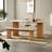 Modern minimalist oval dining table-983143249