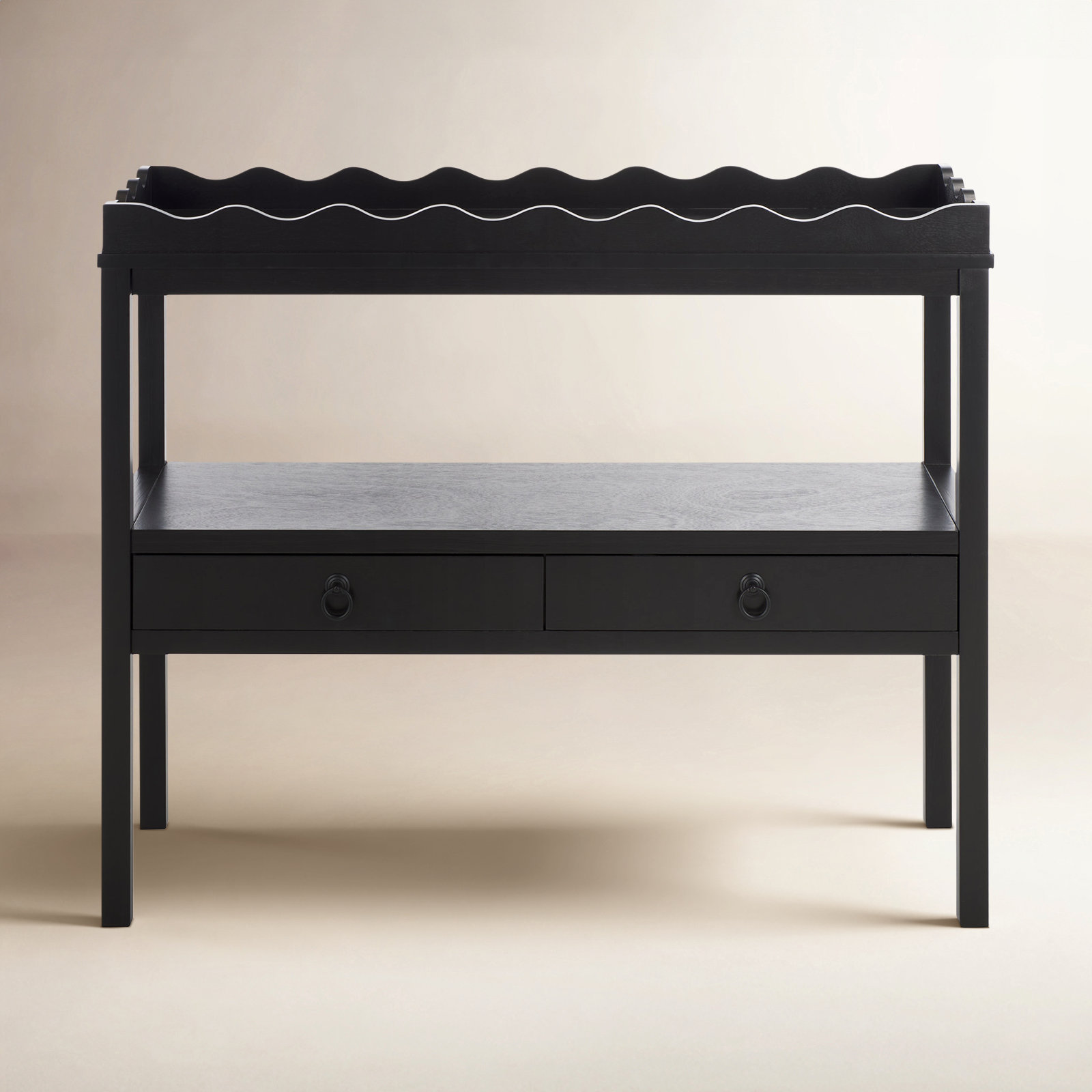 Gwenlyn 35" Console Table, Matte Black