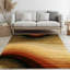 Élégant tapis multicolore en laine touffeté à la main Sloane-16355822
